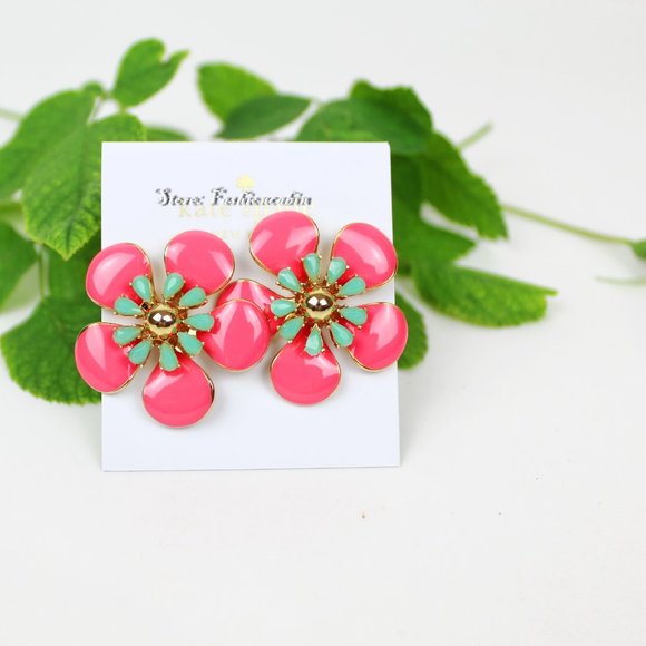 NWT Kate Spade Spring Forward Posy Stud Earrings - Picture 1 of 5